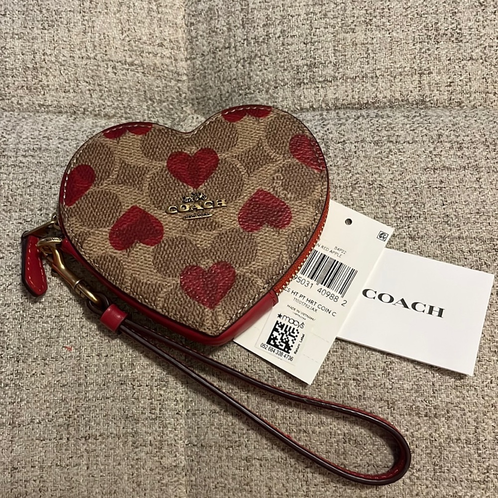 Coach Heart Coin Purse